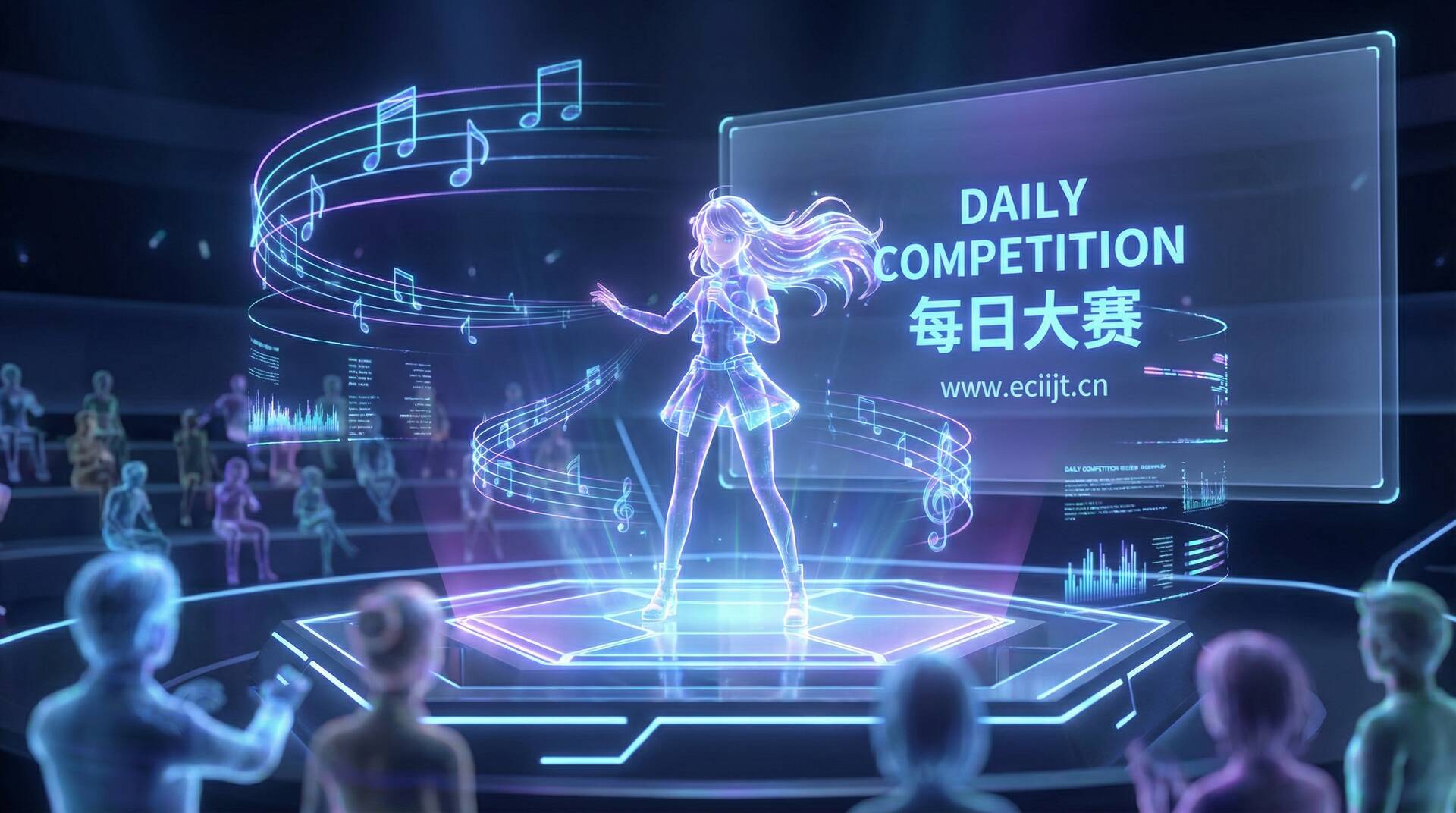 每日大赛AI创作虚拟偶像短视频